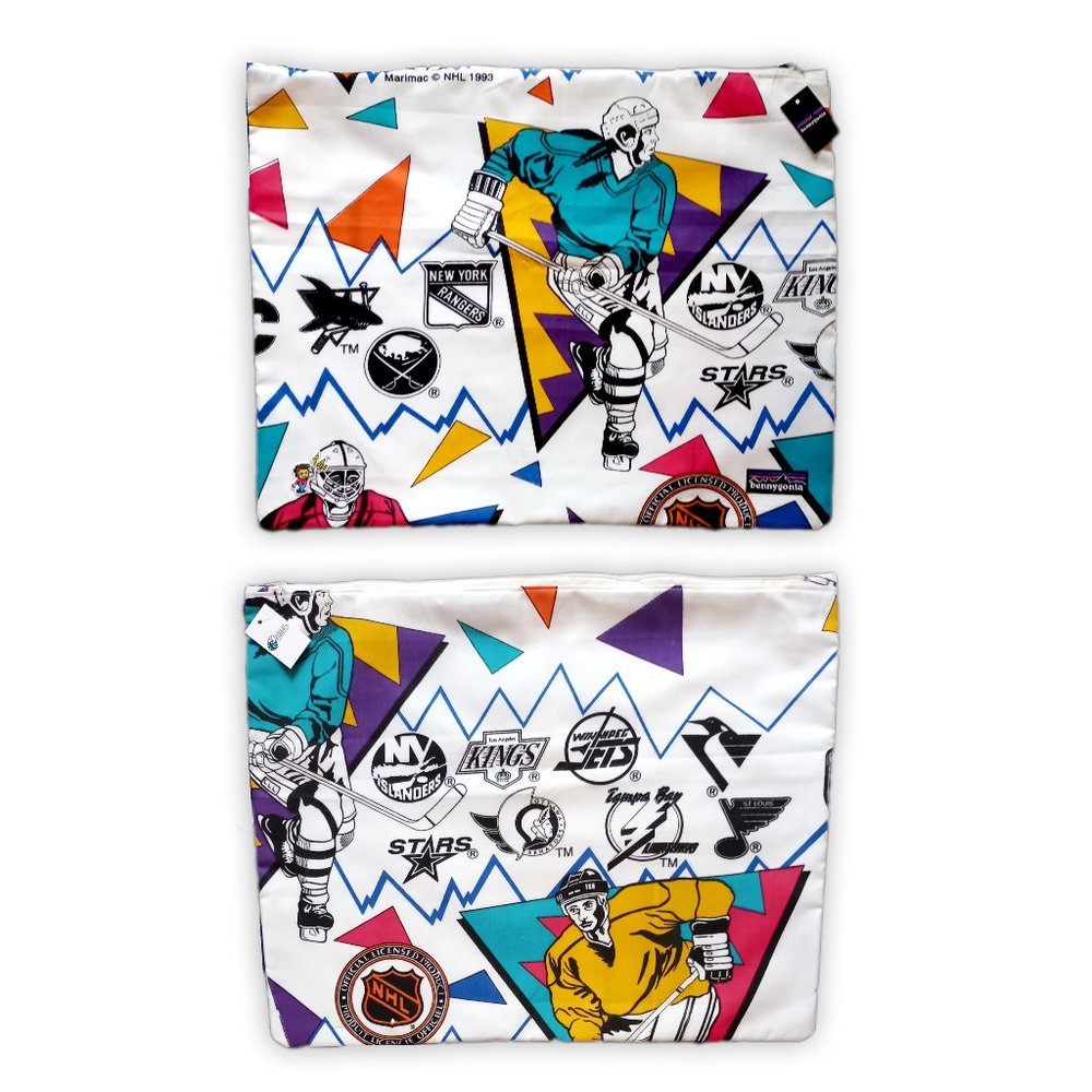 Vintage 1993 NHL TEAMS Custom Reworked Bennygonia Essential Multi-Purpose Bag - Picture 1 of 15